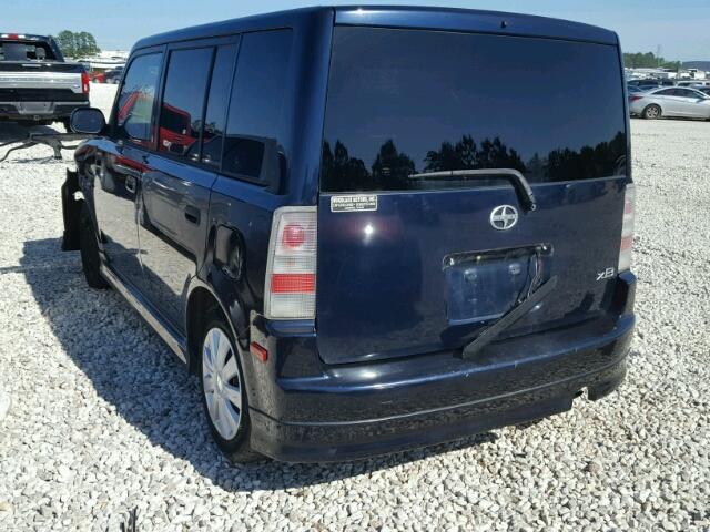 JTLKT324650191730 - 2005 TOYOTA SCION XB ლურჯი ფოტო 3