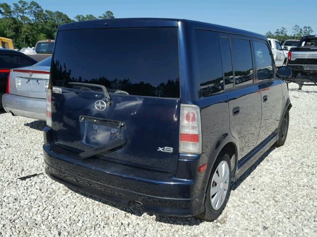 JTLKT324650191730 - 2005 TOYOTA SCION XB ლურჯი ფოტო 4