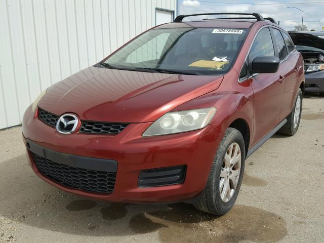 JM3ER293270111106 - 2007 MAZDA CX-7 MAROON photo 2