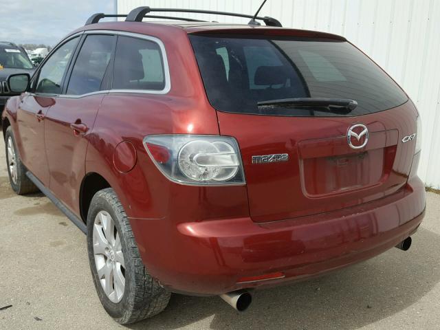 JM3ER293270111106 - 2007 MAZDA CX-7 MAROON photo 3