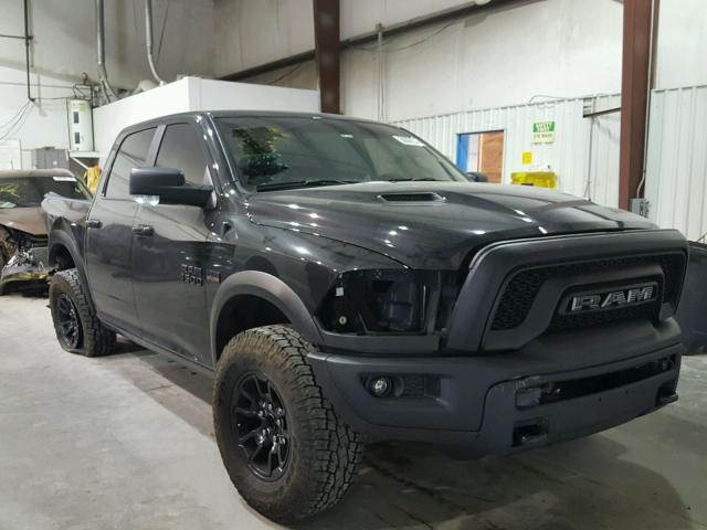 1C6RR7YT5HS796384 - 2017 RAM 1500 REBEL შავი ფოტო 1