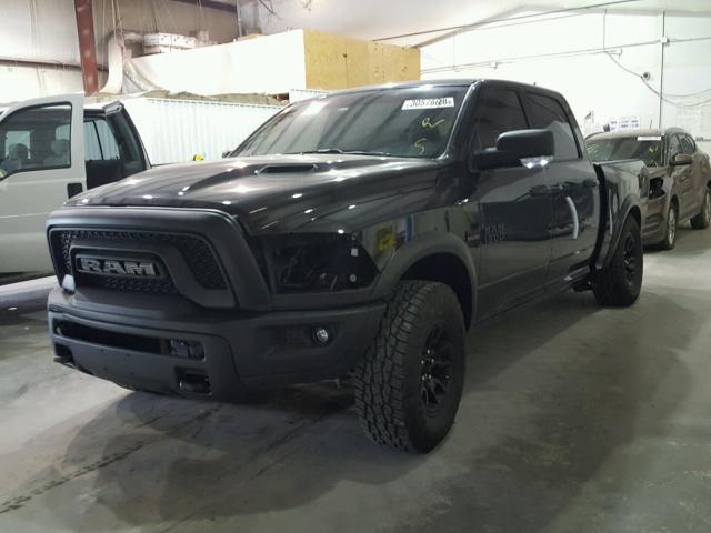 1C6RR7YT5HS796384 - 2017 RAM 1500 REBEL შავი ფოტო 2