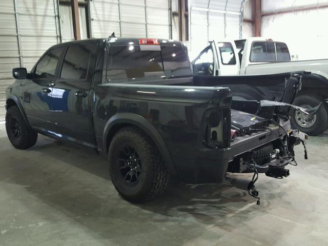 1C6RR7YT5HS796384 - 2017 RAM 1500 REBEL შავი ფოტო 3