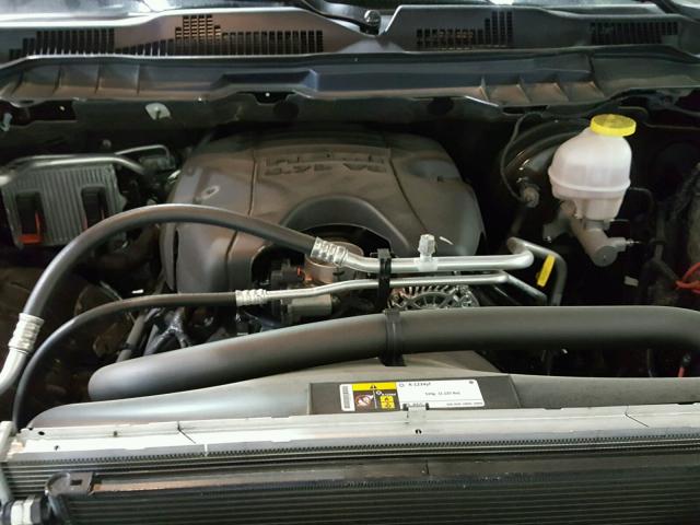 1C6RR7YT5HS796384 - 2017 RAM 1500 REBEL შავი ფოტო 7