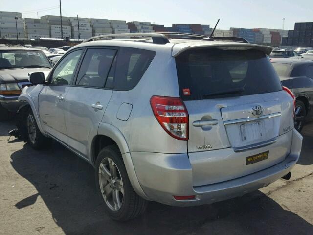 JTMWF4DV2A5028960 - 2010 TOYOTA RAV4 SPORT SILVER photo 3