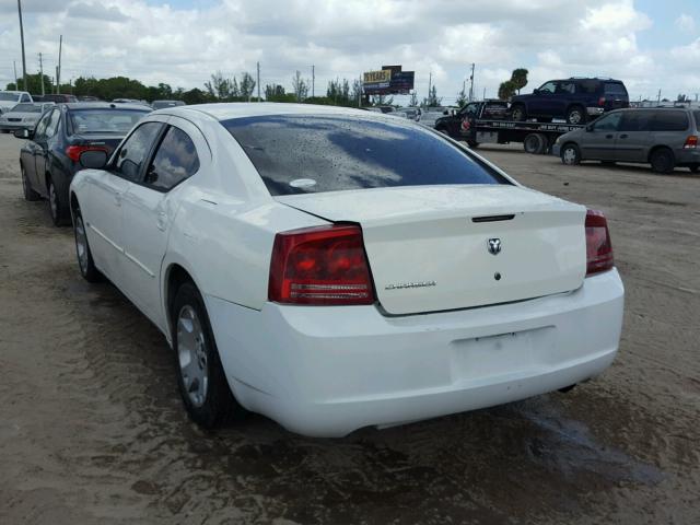 2B3KA43G86H241705 - 2006 DODGE CHARGER SE WHITE photo 3