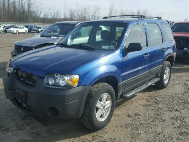 1FMYU92Z97KB36547 - 2007 FORD ESCAPE XLS BLUE photo 2