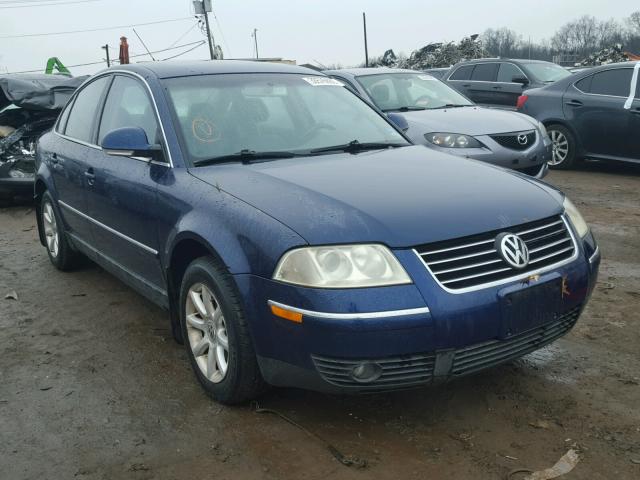 WVWPD63B44P157711 - 2004 VOLKSWAGEN PASSAT GLS BLUE photo 1