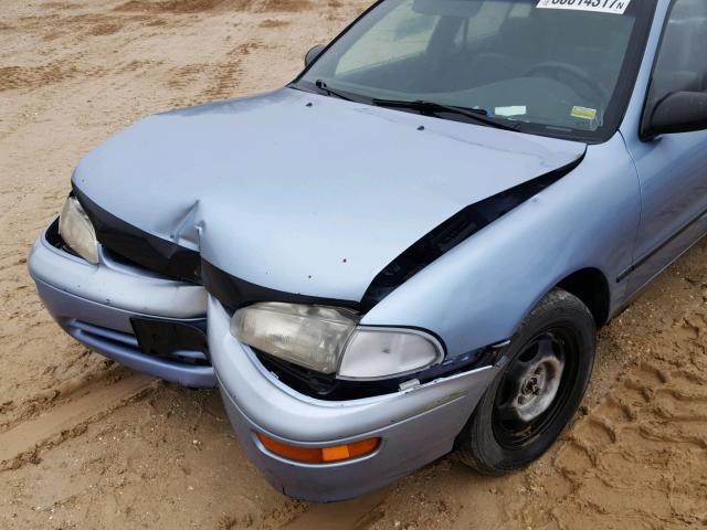 1Y1SK5285SZ060188 - 1995 GEO PRIZM LSI BLUE photo 9