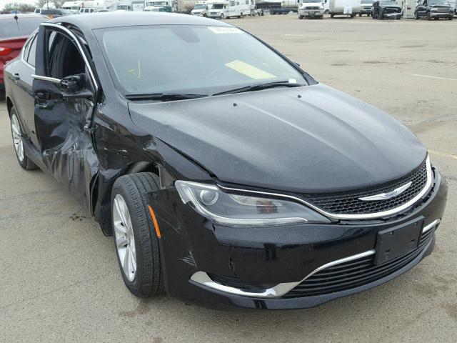 1C3CCCABXFN753055 - 2015 CHRYSLER 200 LIMITE BLACK photo 1