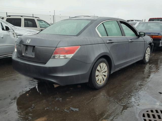 1HGCP26318A166623 - 2008 HONDA ACCORD LX GRAY photo 4