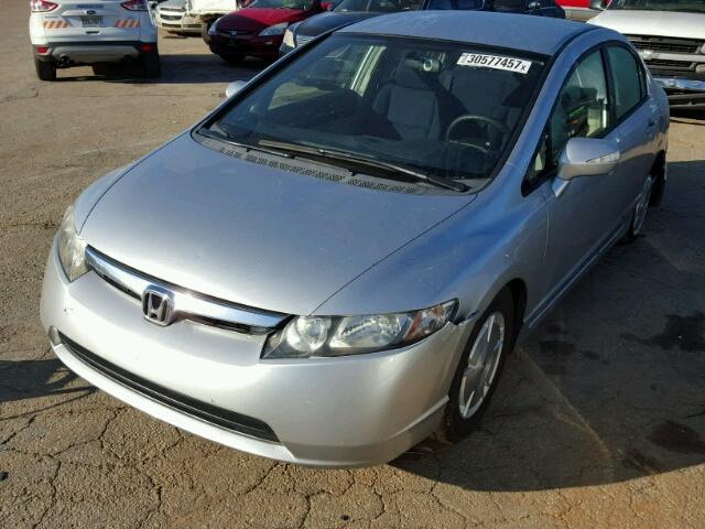 JHMFA36277S020440 - 2007 HONDA CIVIC SILVER photo 2