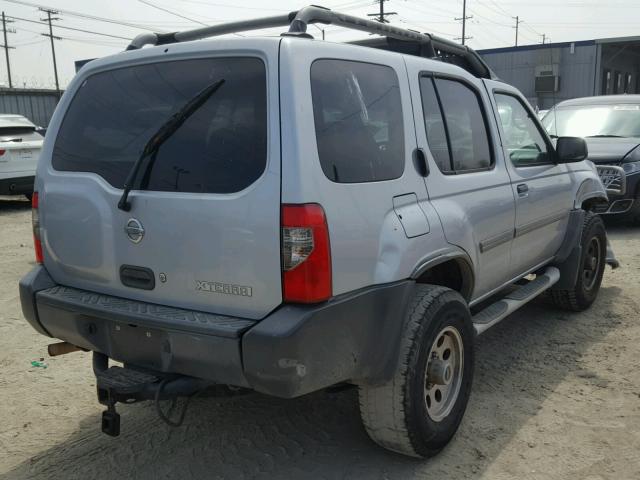 5N1ED28Y82C575363 - 2002 NISSAN XTERRA XE SILVER photo 4