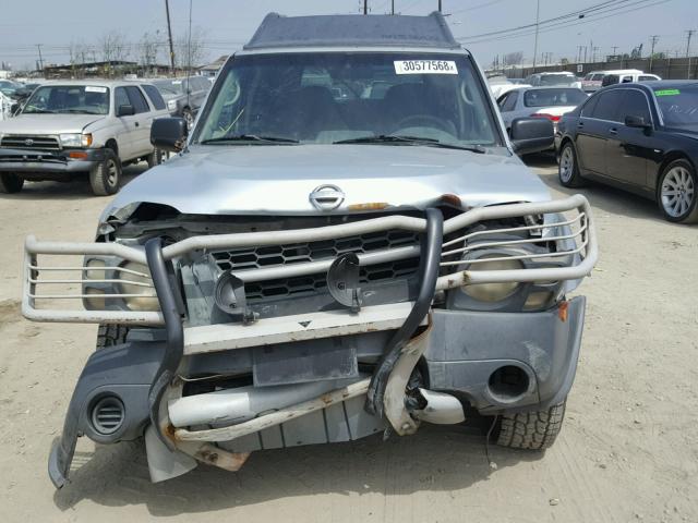 5N1ED28Y82C575363 - 2002 NISSAN XTERRA XE SILVER photo 9