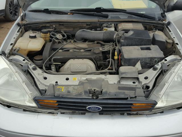 3FAFP31301R222903 - 2001 FORD FOCUS ZX3 GRAY photo 7