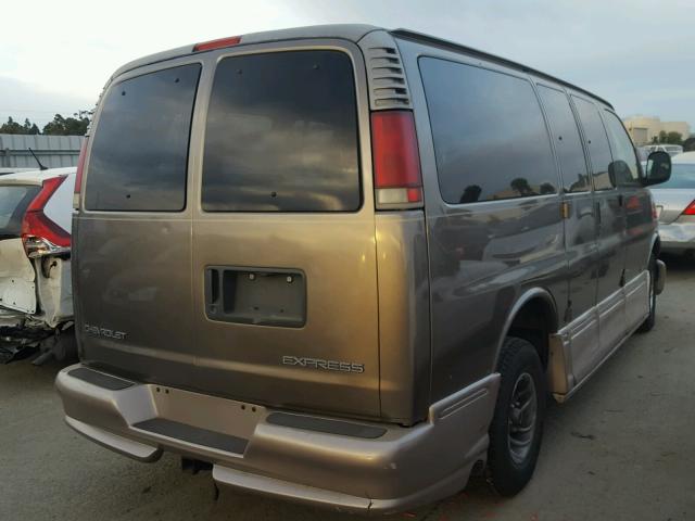 1GBFG15R2Y1186671 - 2000 CHEVROLET EXPRESS G1 BROWN photo 4