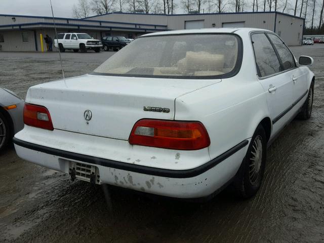 JH4KA7650MC024951 - 1991 ACURA LEGEND L WHITE photo 4