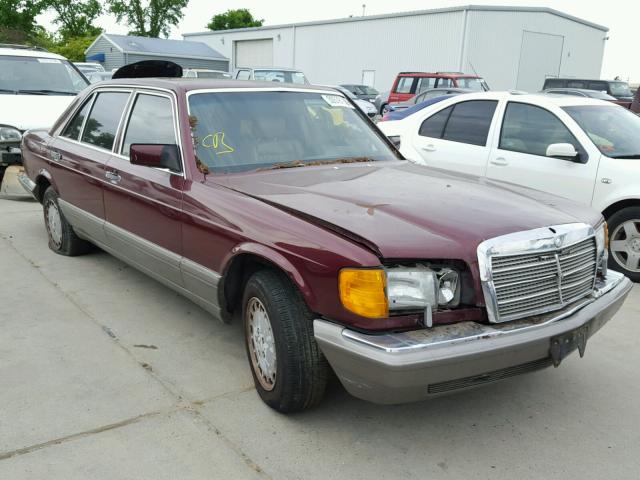 WDBCA35D9GA208713 - 1986 MERCEDES-BENZ 420 SEL RED photo 1