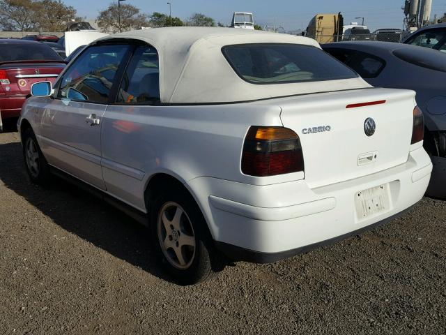 3VWCC21V3YM805510 - 2000 VOLKSWAGEN CABRIO GL WHITE photo 3