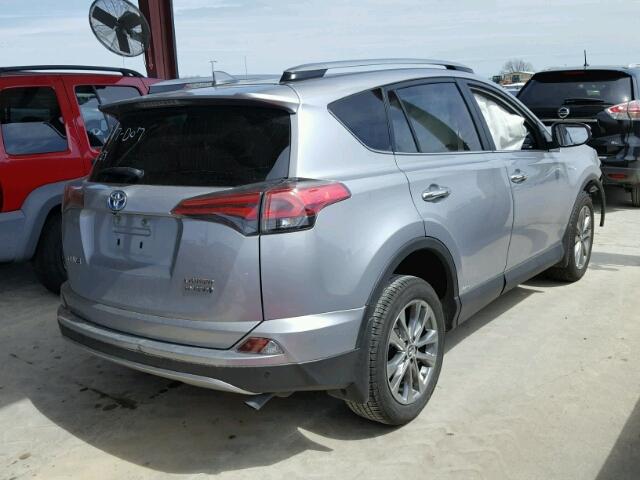 JTMDJREV7HD084510 - 2017 TOYOTA RAV4 HV HY SILVER photo 4