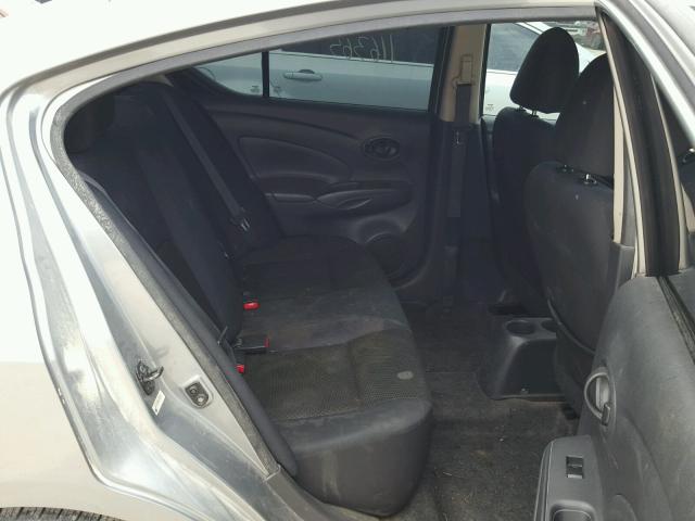 3N1CN7AP5CL904052 - 2012 NISSAN VERSA S GRAY photo 6