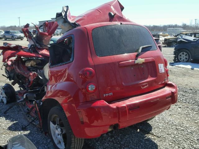 3GNDA23D28S592179 - 2008 CHEVROLET HHR LT RED photo 3