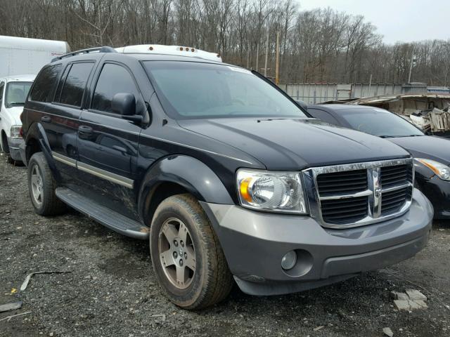 1D8HB48N87F580143 - 2007 DODGE DURANGO SL BLACK photo 1