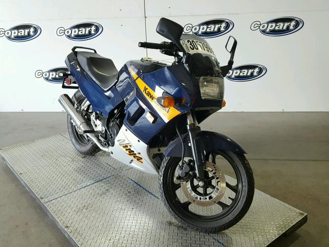 JKAEXMF175DA08747 - 2005 KAWASAKI EX250 F BLUE photo 1