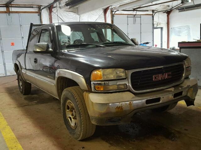 1GTGK29U6YE137033 - 2000 GMC NEW SIERRA BLUE photo 1