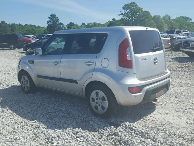 KNDJT2A50C7440071 - 2012 KIA SOUL SILVER photo 3