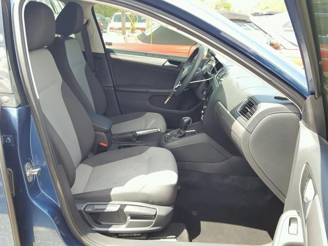 3VW2B7AJ1HM342338 - 2017 VOLKSWAGEN JETTA S 蓝色 照片 5