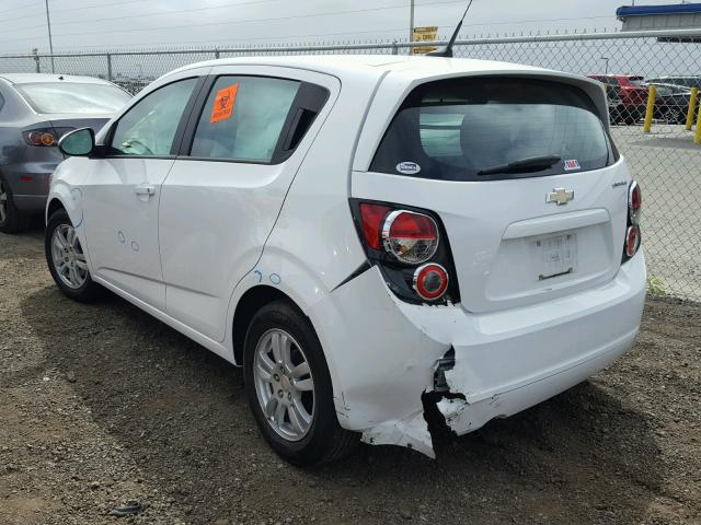 1G1JA6SH3C4201078 - 2012 CHEVROLET SONIC LS 白色 照片 3