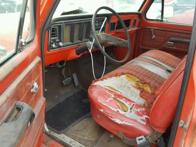 F10YLU47931 - 1974 FORD F-100 ORANGE photo 9