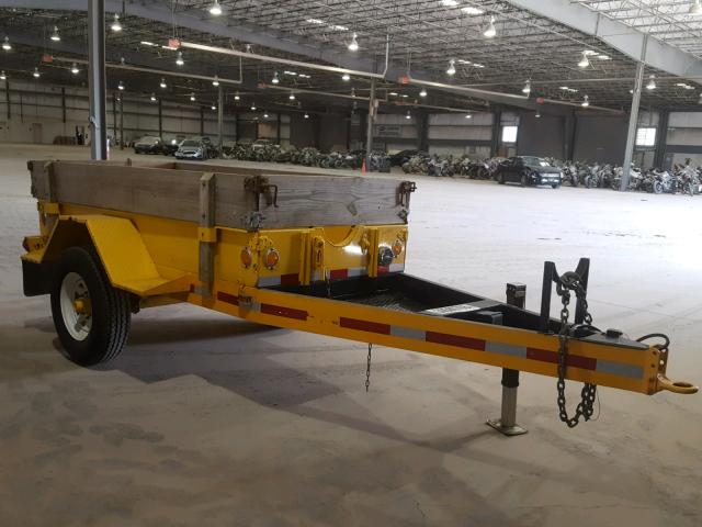 1U9AE1341DA001054 - 2018 UTILITY TRAILER YELLOW photo 1