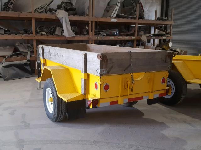 1U9AE1341DA001054 - 2018 UTILITY TRAILER YELLOW photo 3