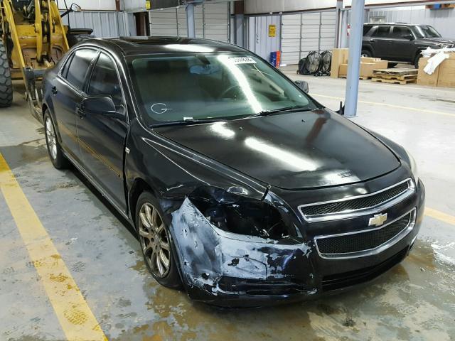 1G1ZH57B78F265892 - 2008 CHEVROLET MALIBU 1LT BLACK photo 1