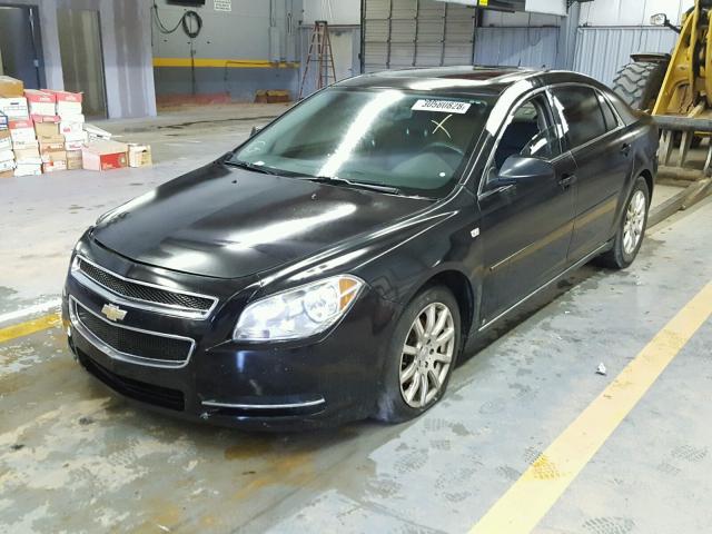 1G1ZH57B78F265892 - 2008 CHEVROLET MALIBU 1LT BLACK photo 2