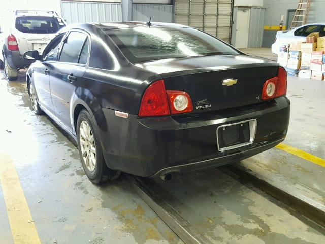 1G1ZH57B78F265892 - 2008 CHEVROLET MALIBU 1LT BLACK photo 3