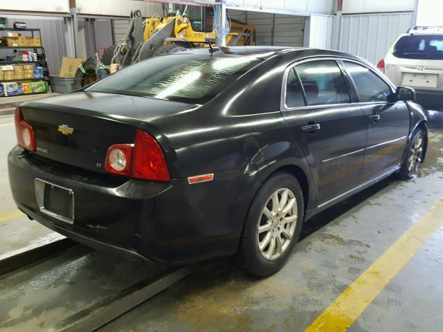 1G1ZH57B78F265892 - 2008 CHEVROLET MALIBU 1LT BLACK photo 4