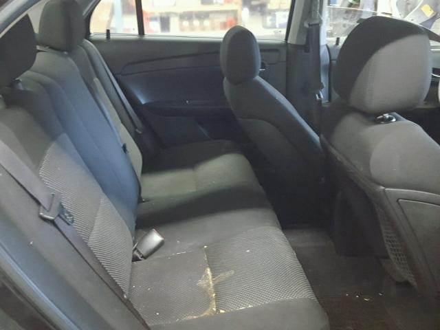 1G1ZH57B78F265892 - 2008 CHEVROLET MALIBU 1LT BLACK photo 6