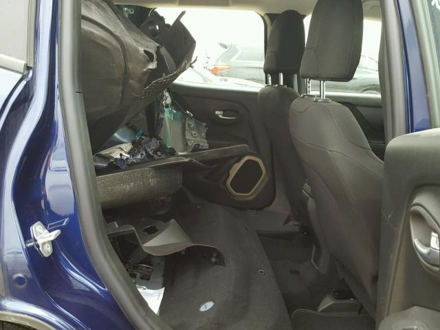 ZACCJBAT5GPD10762 - 2016 JEEP RENEGADE S Mavi foto 6