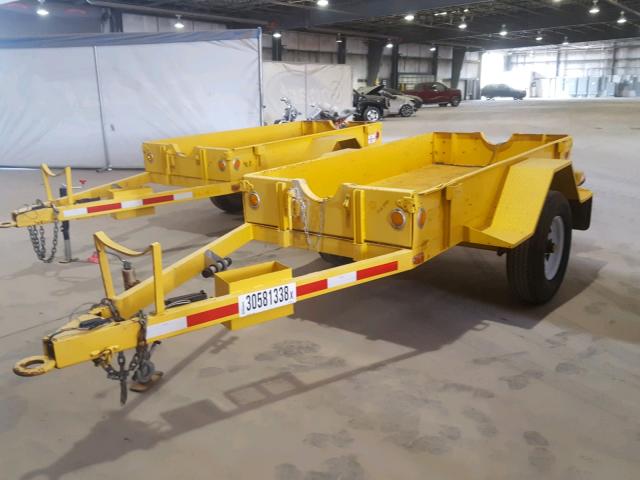 1U9AE1341DA001061 - 2018 UTILITY TRAILER YELLOW photo 2