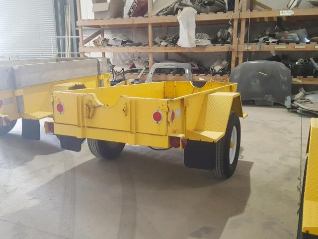 1U9AE1341DA001061 - 2018 UTILITY TRAILER YELLOW photo 4