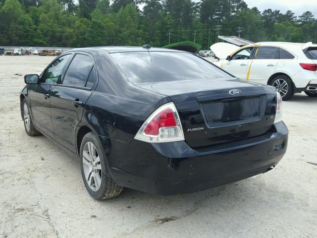 3FAHP07Z37R227895 - 2007 FORD FUSION SE BLACK photo 3