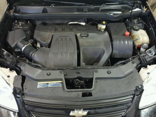 1G1AK12F757669167 - 2005 CHEVROLET COBALT BLACK photo 7