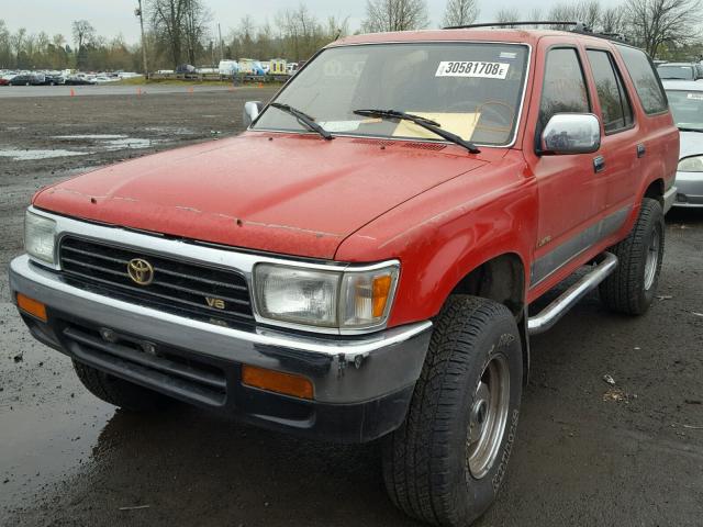 JT3VN39W1S0197333 - 1995 TOYOTA 4RUNNER VN RED photo 2