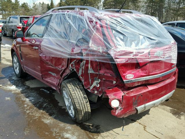 3GNAL4EK1DS608421 - 2013 CHEVROLET CAPTIVA LT RED photo 9