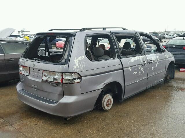 2HKRL1864YH510010 - 2000 HONDA ODYSSEY EX GRAY photo 4