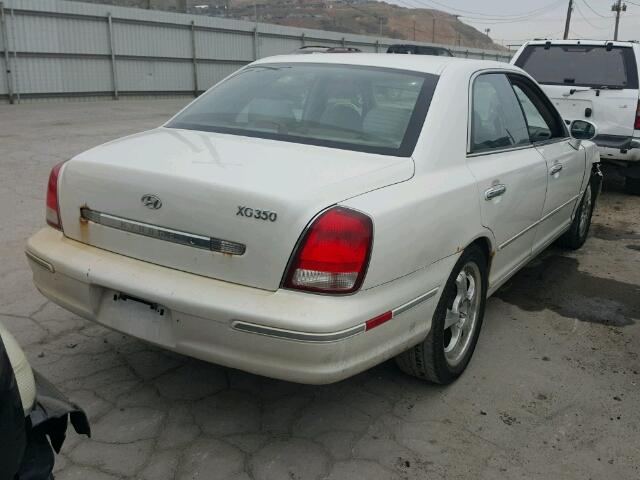 KMHFU45E62A183536 - 2002 HYUNDAI XG 350 WHITE photo 4