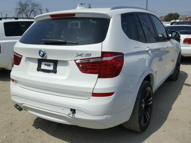 5UXWZ7C39H0V93088 - 2017 BMW X3 SDRIVE2 WHITE photo 4